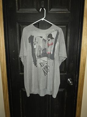 American Eagle Outfitters Gray Graphic Short Sleeve Tee Vintage Fit Size 3XL